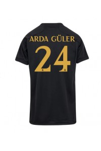 Real Madrid Arda Guler #24 Jalkapallovaatteet Naisten Kolmaspaita 2023-24 Lyhythihainen